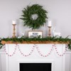 Northlight 9' Red and White Peppermint Candy Beaded Christmas Garland,
