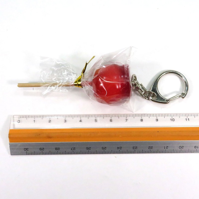 Food Sample Key Chain, Eat Apple, 167 OK