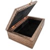 OKEPS YuanKanJu VGI Elegant Jewelry Box with Hammered Metal Cladding