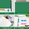 Mousbull Top Spiral Notebook, A5 Hardcover Top Bound Steno Pads,