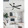 Fanbulous 64 Inch Ceiling Fans with Lights and Remote,Smart Ceiling