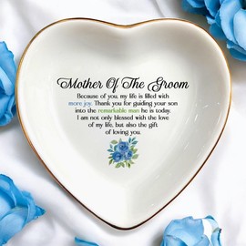 Clover89 Sister Of The Groom Ring Dish Gift-Future Mr & Mrs Wedding Day Gift Sister-In-Law Gifts from Groom,Bride-Best Mother Of The Groom,Bridesmaid Jewelry Tray (Mother of the Groom 1)
