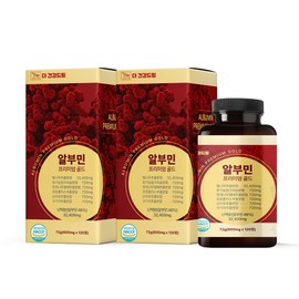 The Healthy Dream Albumin Premium Gold Plus Milk Thistle Propolis 120 tablets, 2 units / 더건강드림 알부민 프리미엄 골드플러스 밀크씨슬 프로폴리스 120정, 2개