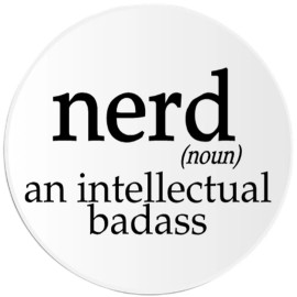 Kiwi Gifts Nerd Definition - Circle Sticker Decal 3 Inch