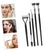 Healeved 5pcs Dual Angled Mascara Brush for Precise Application Scalloped