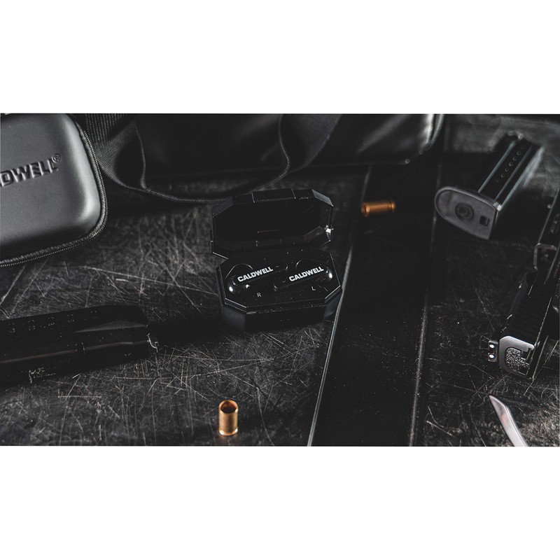 Caldwell E-Max Shadows Black 23 NRR - Electronic Hearing Protection