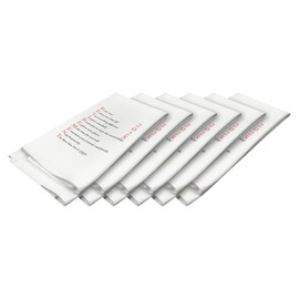 Happy Retirement Party Supplies 2025 Retirement Poem 6 Pack Kitchen Tea Towels White