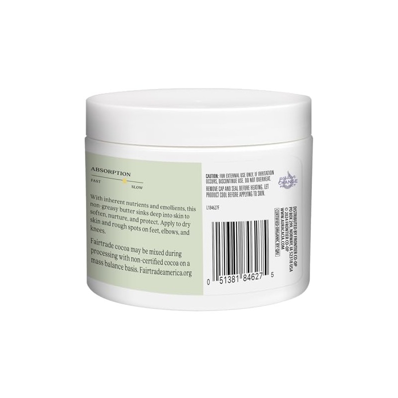 Aura Cacia Cocoa Butter Org