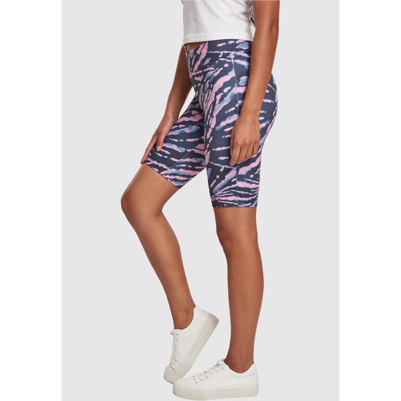 Urban Classics Women's Yoga Shorts, Darkshadow/Pink