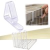 32 Upgraded Tablecloth Clips,Thicker Wider Clear Tablecloth Clips,Plastic Table Cloth