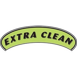 SSWBasics Arch Windshield Slogan Sticker - Black/Neon Green - Extra Clean - 2 3/4ʺW x 12ʺL - Pack of 12