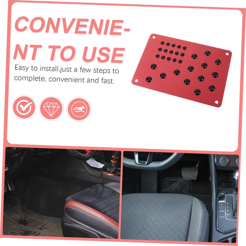 GRIRIW Car Carpet Heel Protector Car Carpet Mat Heel Pad