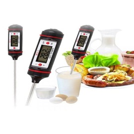 Dijital Mutfak Termometresi - Sıcaklık Ölçer Gıda, Yemek, Et, Süt Sıcaklık Ölçer
