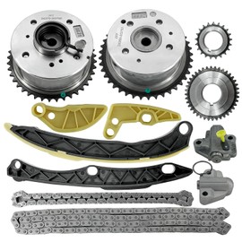 Lapvier Timing Chain Kit with VVT Gear Replacement for Kia Optima Sorento Sportage, Replacement for Hyundai Sonata Santa fe Tucson Veloster 2011-2019 2.0L/ 2.4L, 24350-2G750 24322-2G350 24321-2G111