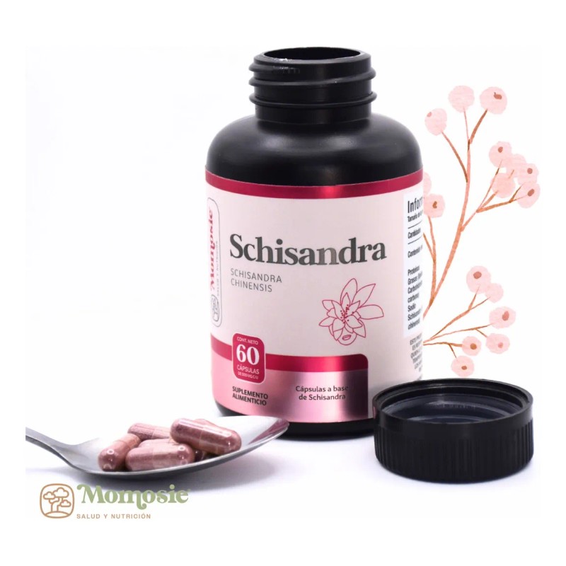 Schisandra 60 Cpsulas De 500 Mg Momosie Dura 1 Mes