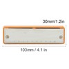 Blues Harmonica 10‑Hole Mouthorgan E Key Wind Instrument Waterproof Corrosion‑Resistant(Orange