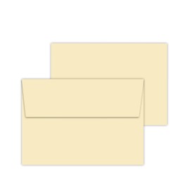 Me Loovely 120 GSM C6 Size 114mm x 162mm Peel and Seal Envelopes for Stationery Posting Mailing (C6, Cream, Pack of 10)