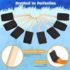 Foam Paint Brushes, 1.6 Inch, 8 Count, Sponge Paint Brush,