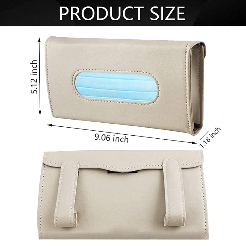 Car Visor Tissue Holder, Sun Visor Napkin Holder, Backseat Tissue
