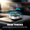 Wuyaoyao Car Air Freshener, Rotating Solar Energy Car Fragrance Diffuser,