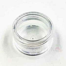 Mini 5g Empty Cream Jar, Transparent Container for Cream, Lip Balm, Cosmetic Samples Sample Container 26ea