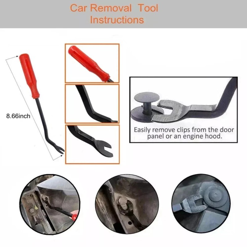 Ameribox 650Pcs Car Retainer Auto Fasteners Push Trim Plastic Clips