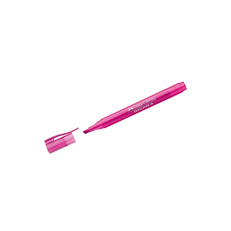 Faber Castell 157728"Textliner 38" Highlighter - Pink