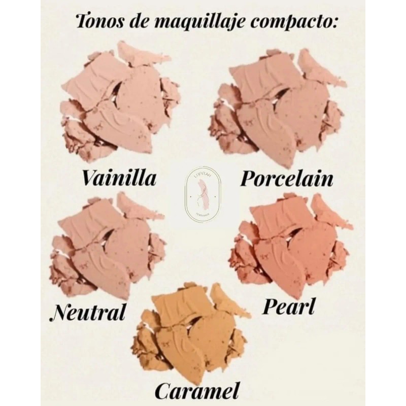Maquillaje Compacto Tono Vainilla 11.5gr Terramar Vainilla
