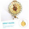 Sosoport Elegant Copper Compass Pendant Compact Design for Hiking Camping