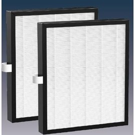 Flintar True HEPA Replacement Filter, Compatible with MOOKA KJ217 Air Purifier, 3-in-1 Pre-filter, H13 Grade True HEPA and Activated Carbon Filter Set, 2- Pack