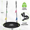 HeyZoo 48 inch Tree Swing, Larger Saucer Flying Swing for