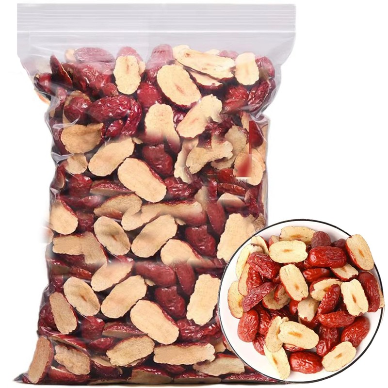 Dried Jujube Dates 17.63oz Red Dates Hand Selected Dried Jujube