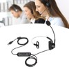 H360‑USB‑3 Telephone Headset Black Volume Adjustment Mute Single Sided Earphone
