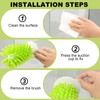 FOWSRHRG 4 Pack Turtle Brush with Suction Cup for Tank,
