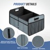 Simple Deluxe Car Trunk Organizer for SUV, Collapsible 2 Compartment
