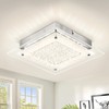 Auffel Square Flush Mount Dimmable Light Fixtures - 11IN Kitchen,
