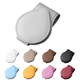 Sunglasses Holder, Car Eyeglass Holder, Leather Material, Eyeglass Holder, Car Sunglasses Holder, Sun Visor Holder, Eyeglass Holder, Sunglasses Holder for Glasses, Clips, Safe Driving, Protects
