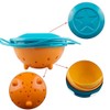 XLKJ Baby Training Bowls with Lids, 360 Dgree Rotation Kids