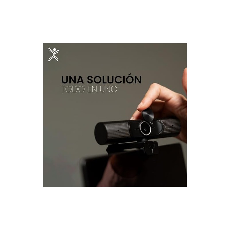 Perfect Choice Cámara Web con bocina Dual integrada para videoconferencias