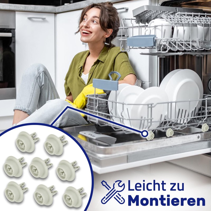 Pack of 8 Universal Dishwasher Basket Bottom with Original Code