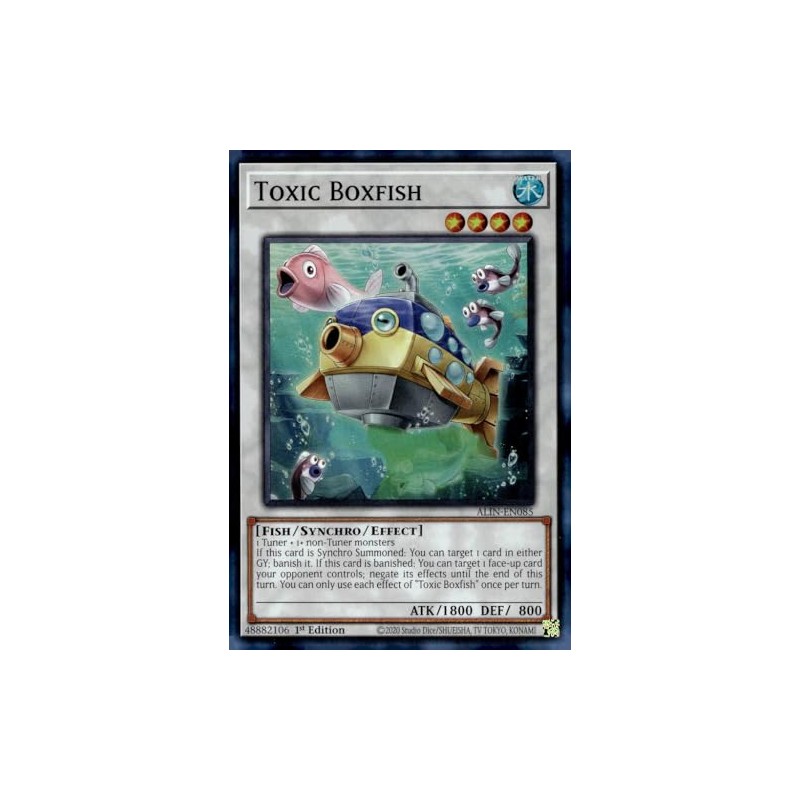 Toxic Boxfish - ALIN-EN085 - Super Rare - 1st Edition