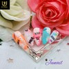 ✏Lettering art handmade nail tips - Long ballerina / ✏래터링아트