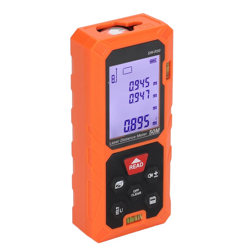 Handheld Laser Distance Meter High Accuracy Double Sensing Holes Digital