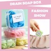 JEYORZY 4 boxes of soap tablets, soap sheets, portable mini