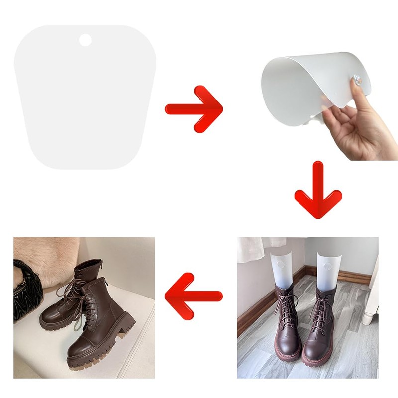 Comioke Pack of 8 Boot Shape Inserts, Boot Shaper Moulding