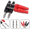 Set of 30 4mm Banana Plugs Connectors 4mm Banana Socket