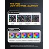 upHere ARGB Controller for PC, 5V 3-Pin PWM Temperature Control,