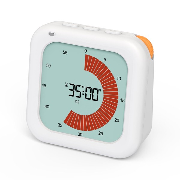 OQIMAX Visual Timer, 60 Minute Countdown Timer, Children's Timer with