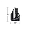 RetroPlanet Maine State Black and White Die Cut Vinyl Sticker