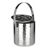 Premier Housewares 508910 Ice Bucket - Hammered Stainless Steel H14